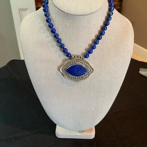 Lapis pendant necklace